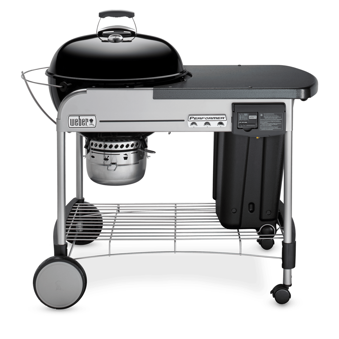 Performer Deluxe Charcoal Grill 22" - Black