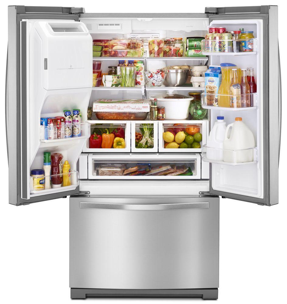 36-inch Wide French Door Bottom Freezer Refrigerator with Dual Icemakers - 27 cu. ft.