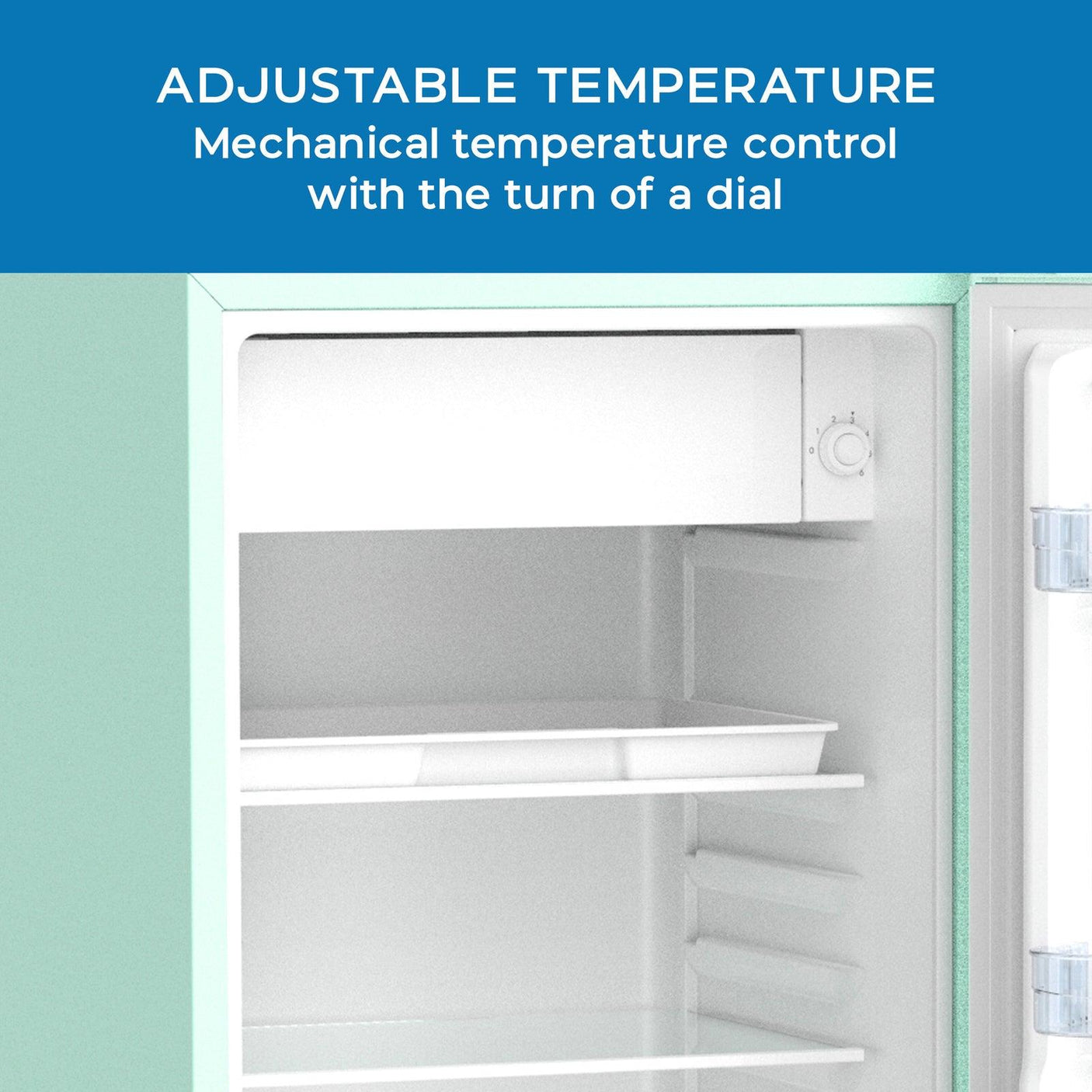Avanti 3.0 Cu. Ft. Retro Compact Refrigerator - Seafoam Green