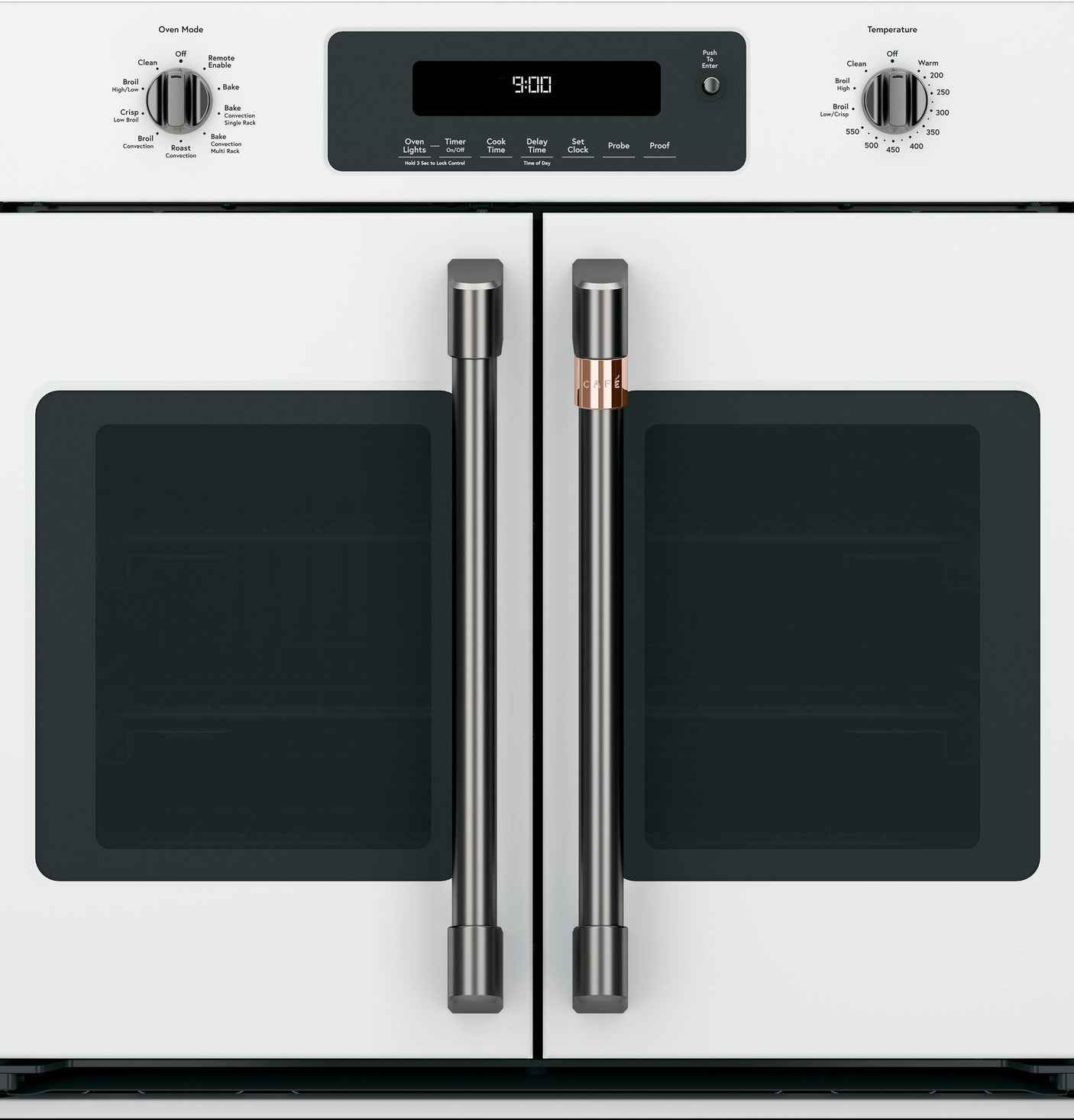 Café™ 2 French-Door Handles - Brushed Black