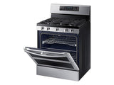 5.8 cu ft. Smart Freestanding Gas Range with Flex Duo™ & Dual Door in Stainless Steel