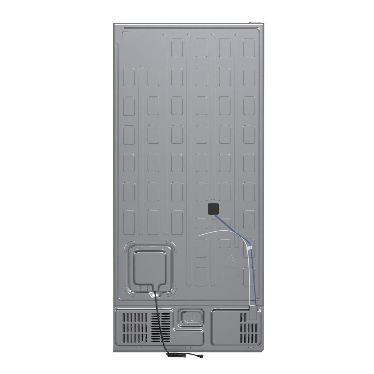 Forno Milano 2-Piece 62-Inch Freestanding Dual Bottom Freezer Refrigerator, Stainless Steel - 34.4 cu.ft, Touch Control, Ice Maker