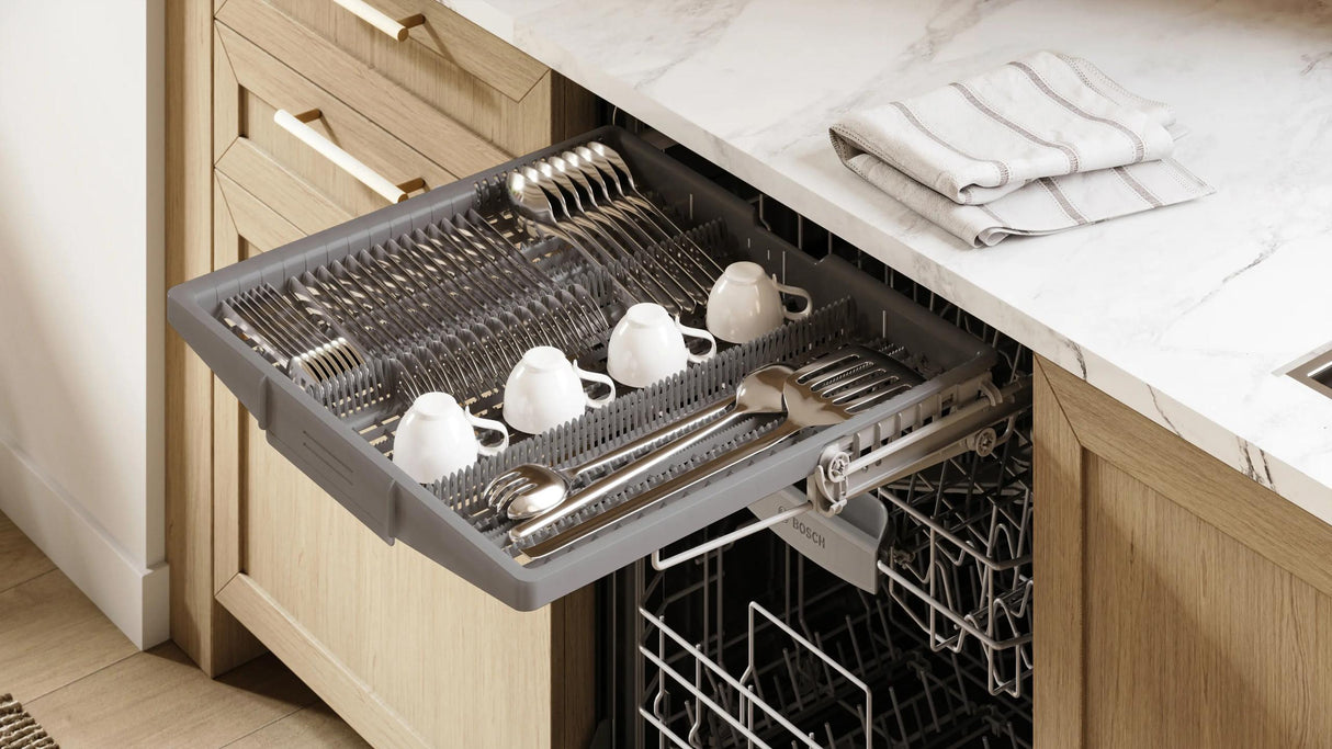 300 Series, built-under dishwasher, 24'', Brushed steel anti-fingerprint