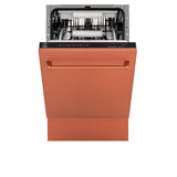 ZLINE 18" Tallac Series 3rd Rack Top Control Dishwasher with Traditional Handle, 51dBa [Color: Copper]