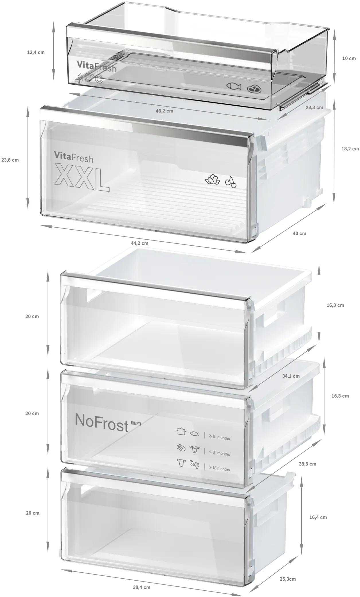500 Series Freestanding Bottom Freezer Refrigerator 24" Stainless steel (with anti-fingerprint), Total No Frost