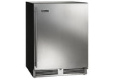 24" ADA height compliant Indoor Refrigerator with stainless steel solid door, hinge left, with lock