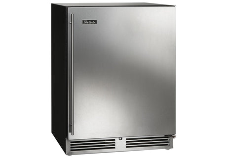 24" ADA height compliant Indoor Refrigerator with stainless steel solid door, hinge left, with lock