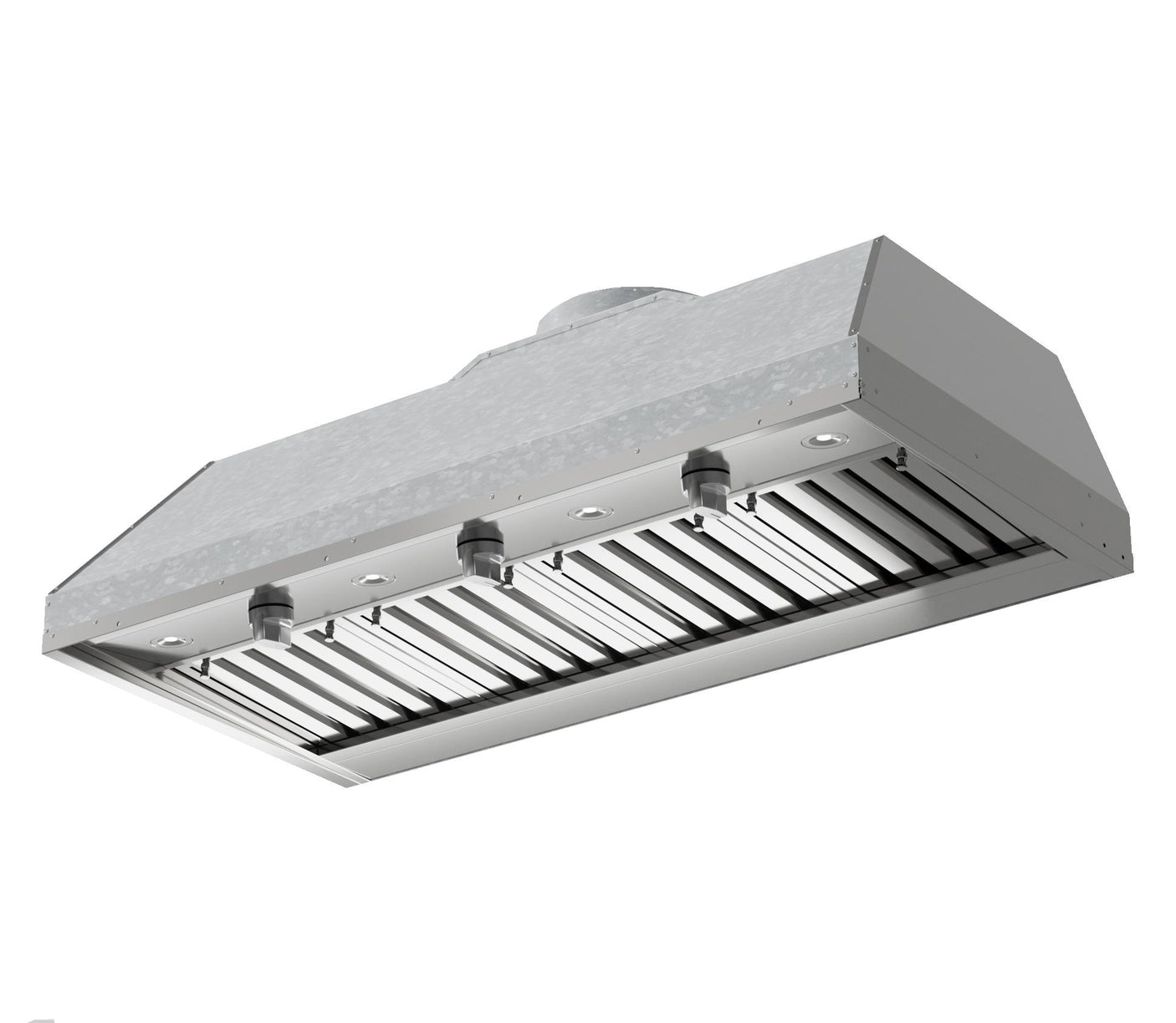 Outdoor Custom Insert for a 48" Wide Custom Hood, 1200 CFM, LED Lights, Pro Baffle Filters