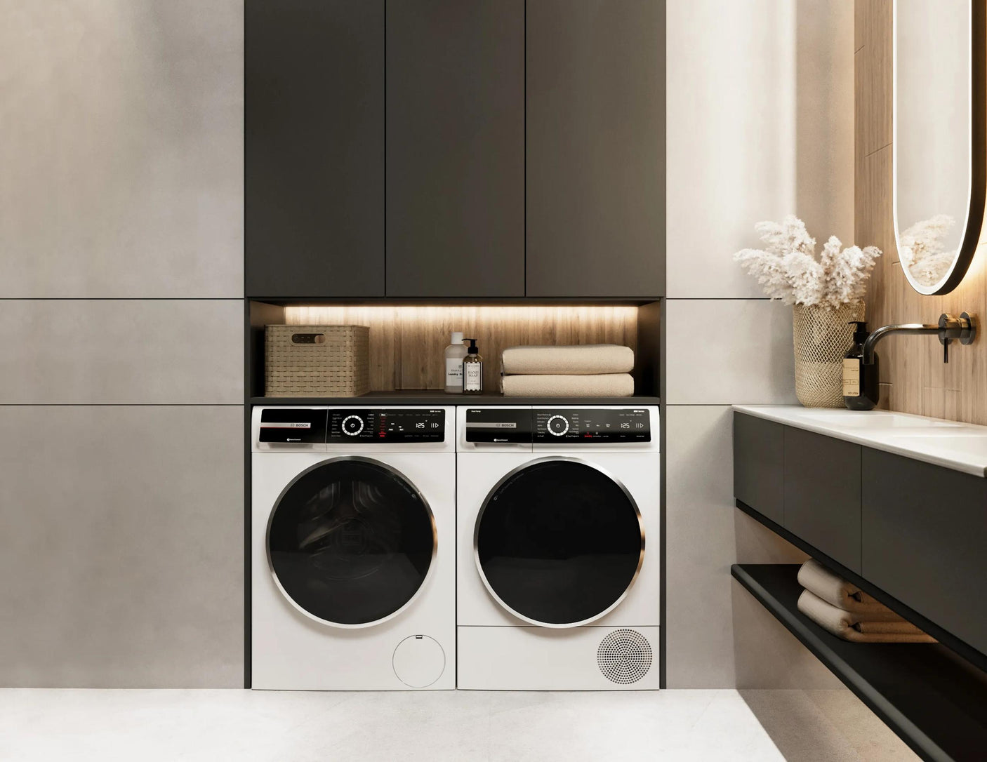 500 Series Compact Washer , White