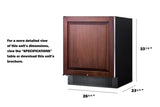 27" Wide Built-in All-refrigerator (panel Not Included)