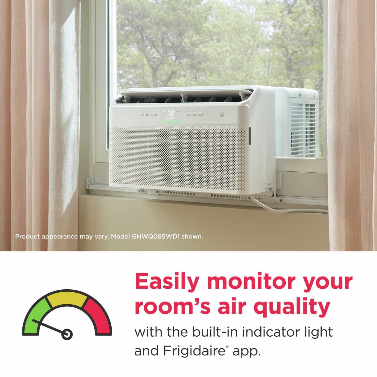 10,000 BTU U-Shape Window Room Air Conditioner with Inverter and Wi-Fi (Energy Star)
