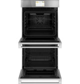Café™ 27" Smart Double Wall Oven with Convection in Platinum Glass