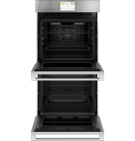 Café™ 27" Smart Double Wall Oven with Convection in Platinum Glass
