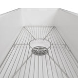 ZLINE 36" Venice Farmhouse Reversible Fireclay Sink (FRC5122) [Color: White Gloss]