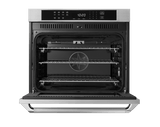 30" Single Wall Oven, Silver Stainless Steel with Pro Style Handle
