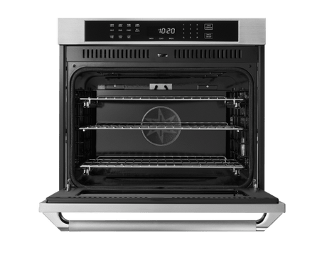 30" Single Wall Oven, Silver Stainless Steel with Pro Style Handle