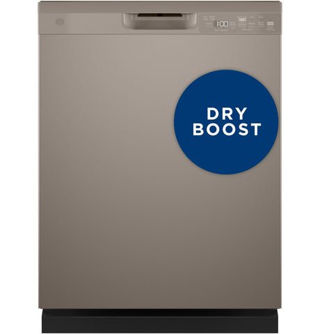 GE® ENERGY STAR® Front Control with Plastic Interior Dishwasher with Sanitize Cycle & Dry Boost