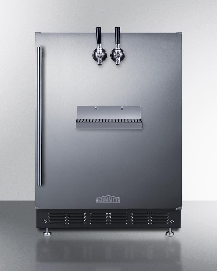 24" Wide Front Tap Built-in Beer Kegerator