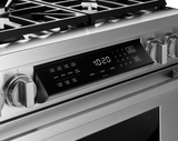 Dual Fuel Pro Range, Silver Stainless Steel, Natural Gas