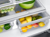 23 cu. ft. Counter Depth 4-Door Flex™ Refrigerator with FlexZone™ in Stainless Steel