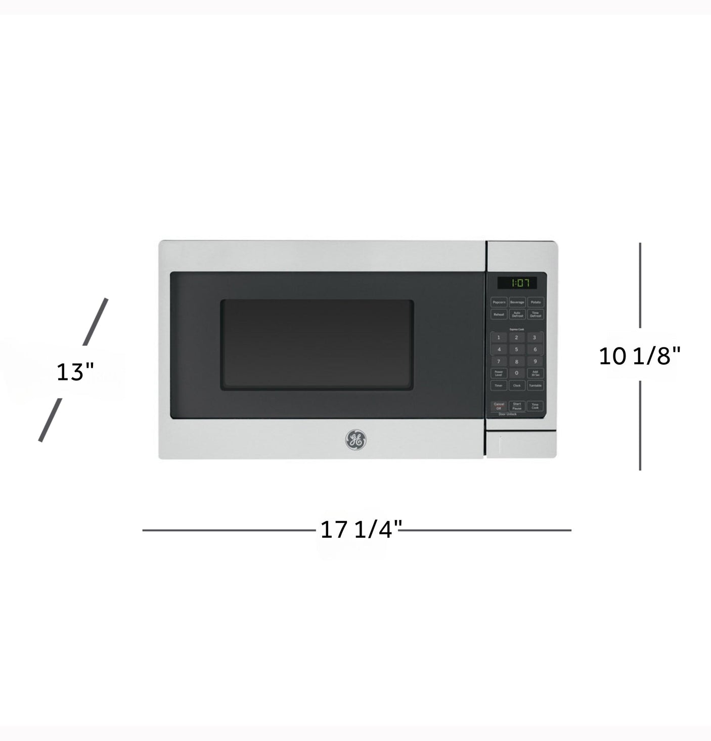 GE® 0.7 Cu. Ft. Spacemaker® Countertop Microwave Oven