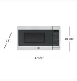 GE® 0.7 Cu. Ft. Spacemaker® Countertop Microwave Oven