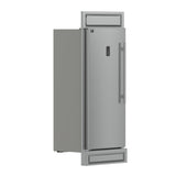 Forno Fortezza 32 Inch Left-Swing Freezer with Trim Kit, Stainless Steel, with Automatic Ice Maker