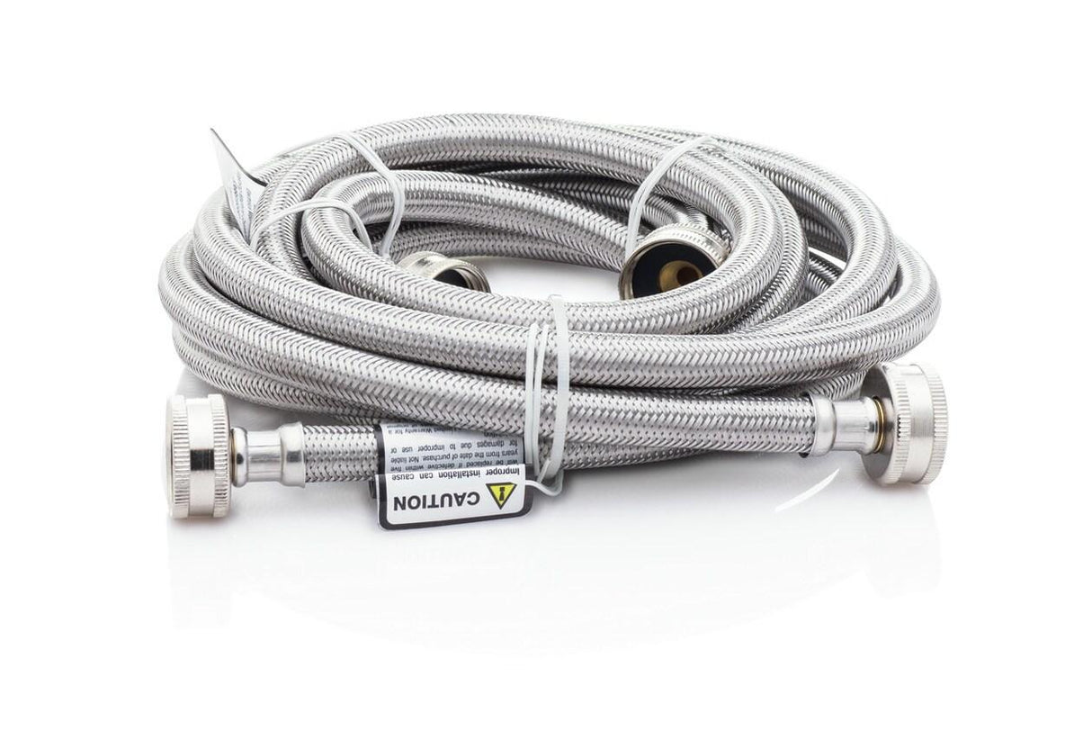 Braided Stainless Steel 6' Washer Fill Hoses