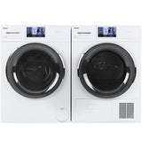 Haier ENERGY STAR® 4.1 cu.ft. Capacity Smart 24" Ventless Condenser Frontload Electric Dryer with Stainless Steel Basket
