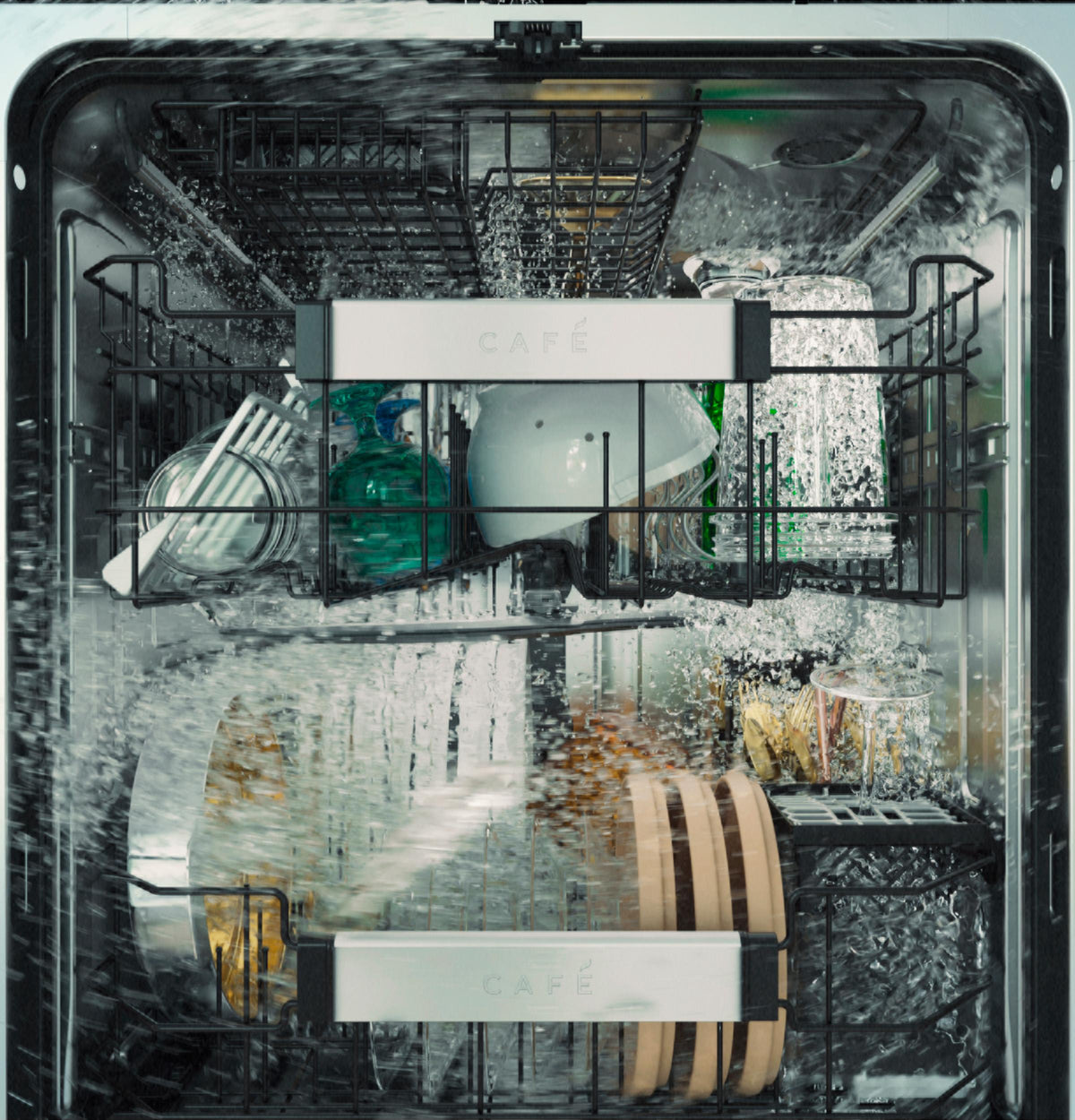 CAF(EBACK)™ CustomFit ENERGY STAR® Panel-Ready Stainless Interior Smart Dishwasher with Ultra Wash Top Rack and Dual Convection Ultra Dry™