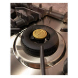ILVE UHCPT75NSSGLP Nostalgie II 30 inch Built-In Gas Cooktop with 5 Burners, in Stainless Steel (Liquid Propane)