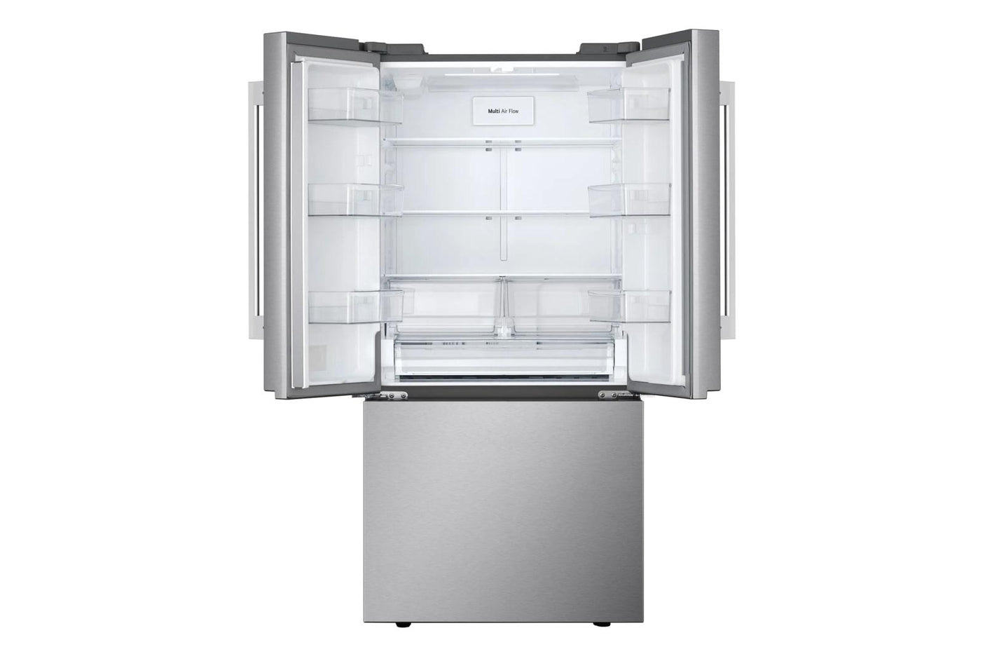 25 cu.ft. 3-Door French Door Refrigerator with Hybrid Handle Design