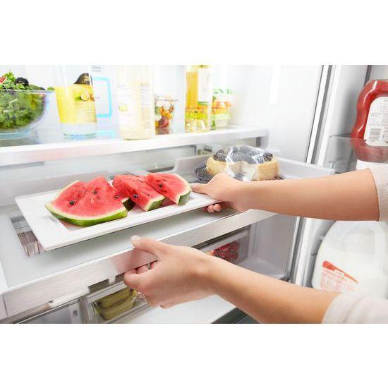 Whirlpool® 36-inch Wide Counter Depth French Door-within-Door Refrigerator - 24 cu. ft. - Black Stainless