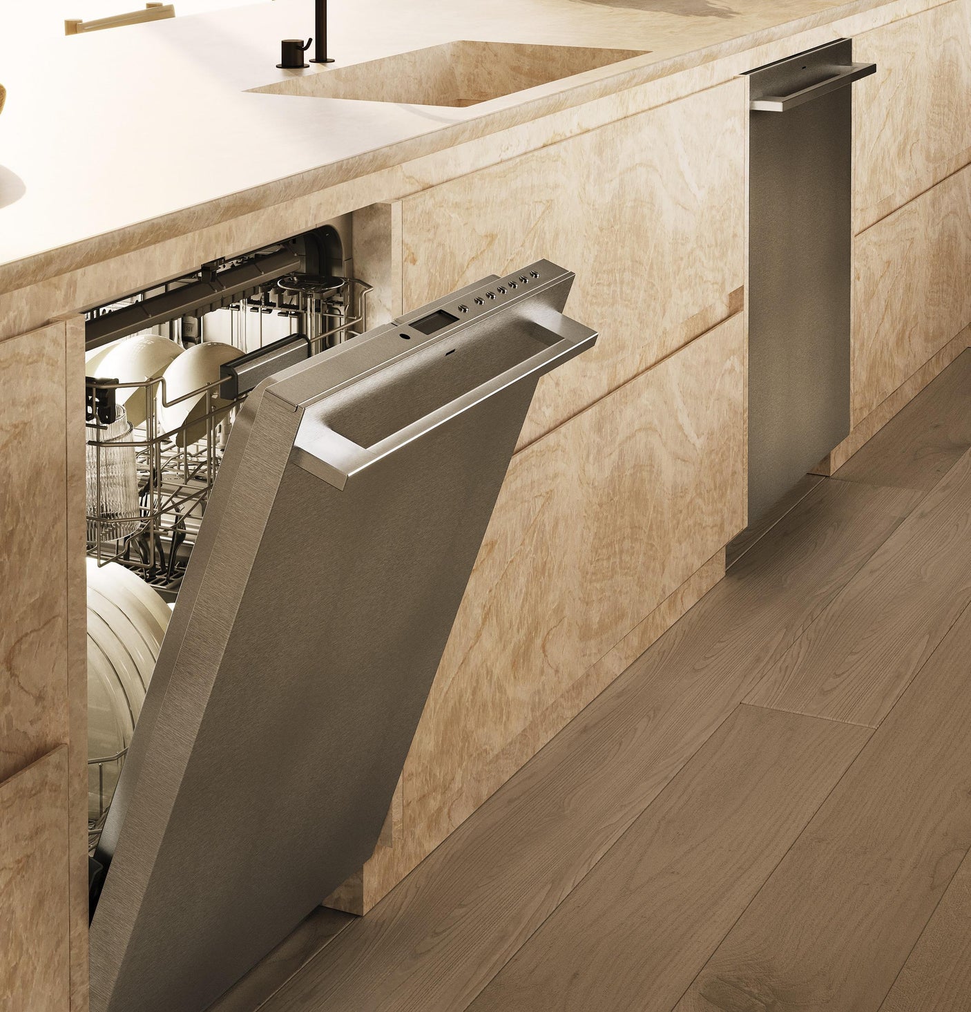 Monogram 24" Minimalist Fully Integrated Dishwasher