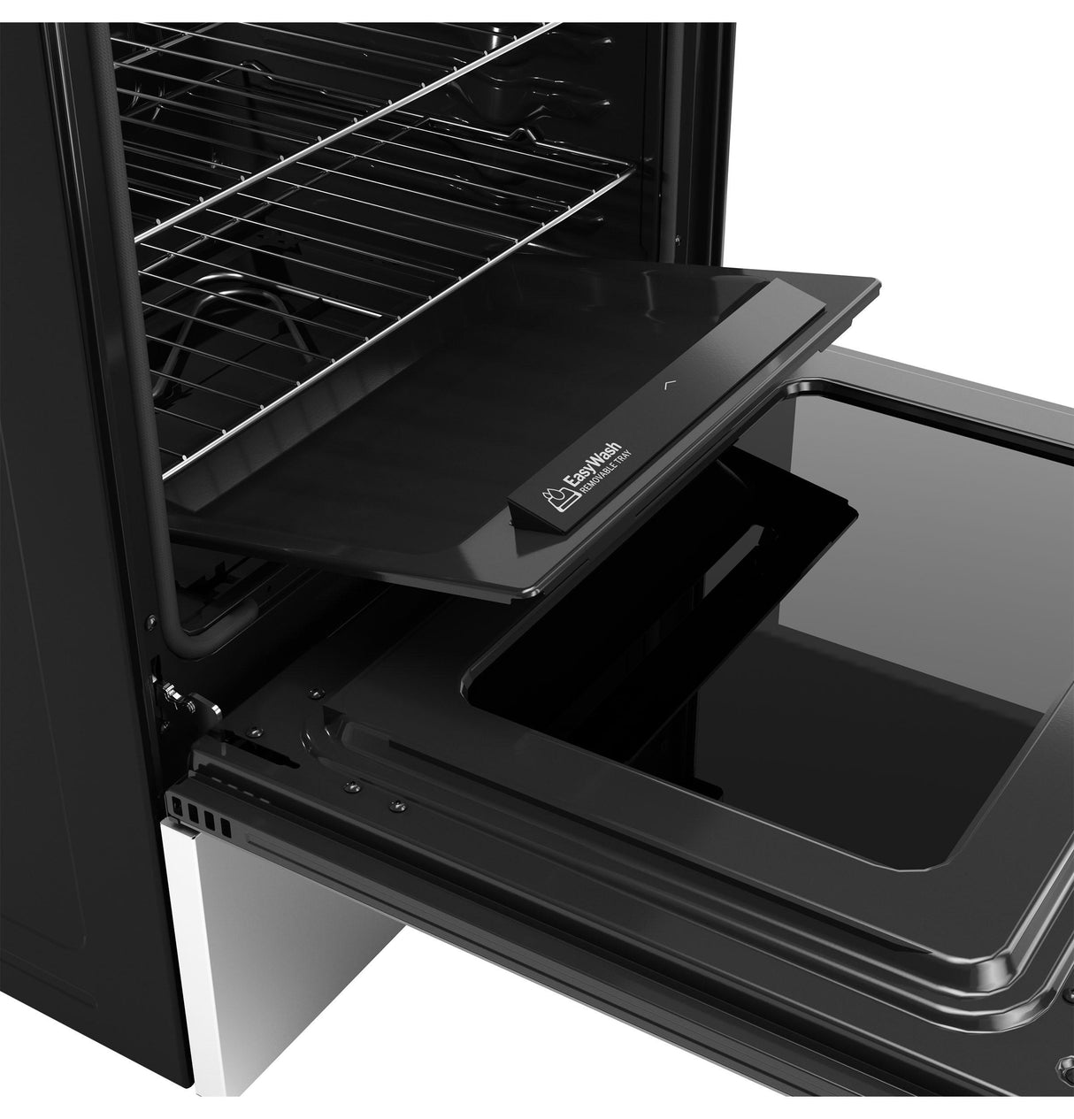 GE® ENERGY STAR® 30" Free-Standing Electric Convection Range with No Preheat Air Fry and EasyWash™ Oven Tray