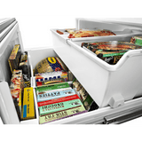 36-inch Wide Double Drawer French Door Refrigerator with Dual Cooling System - 26 cu. ft.