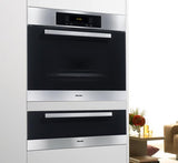 Europa Black Glass & Clean Touch Steel TM 70cm Warming Drawer
