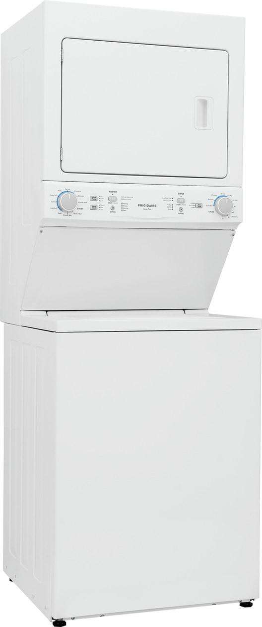 Electric Long Vent Stacked Laundry Center - 3.9 Cu. Ft Washer and 5.5 Cu. Ft. Dryer