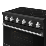 36 Inch Professional Electric Range In Black/stainless Steel  Gordon Ramsay Series