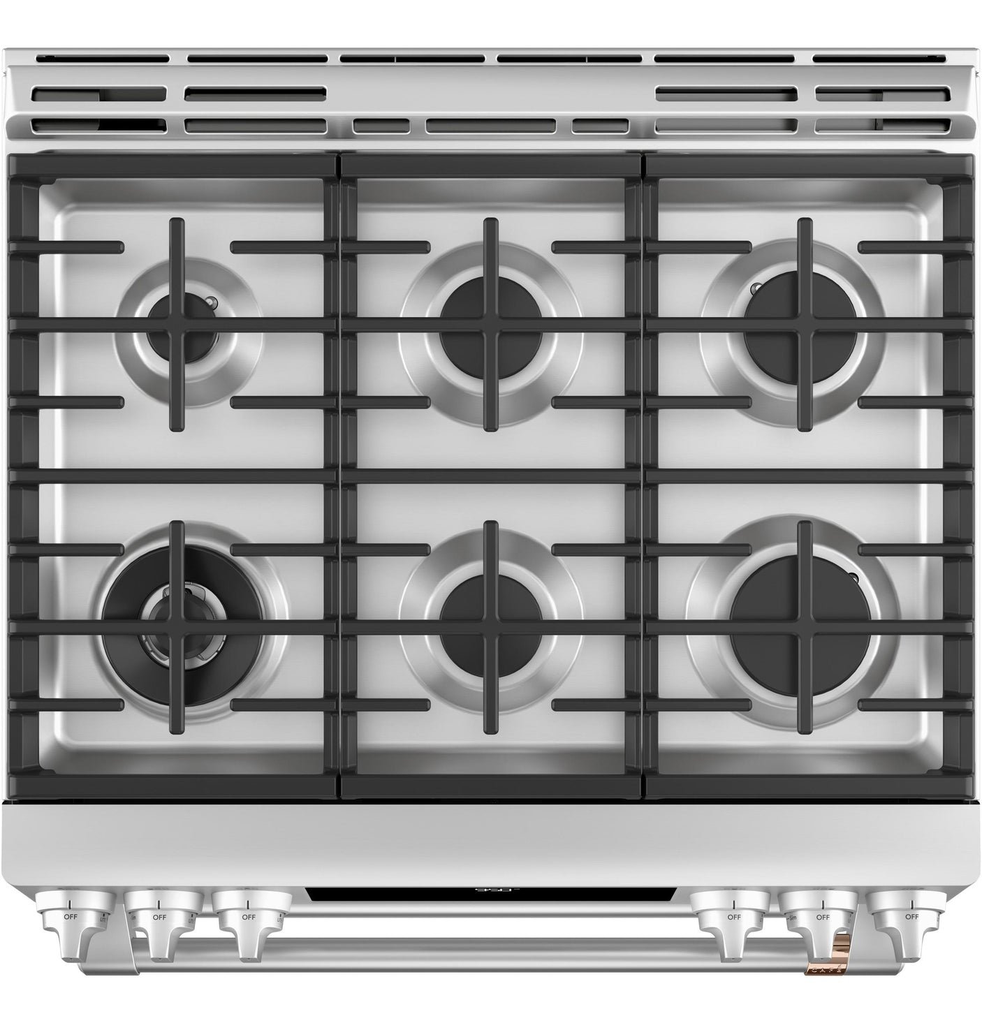 Café 30" Smart Slide-In, Front-Control, Dual-Fuel, Double-Oven Range with Convection