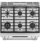 Café 30" Smart Slide-In, Front-Control, Dual-Fuel, Double-Oven Range with Convection