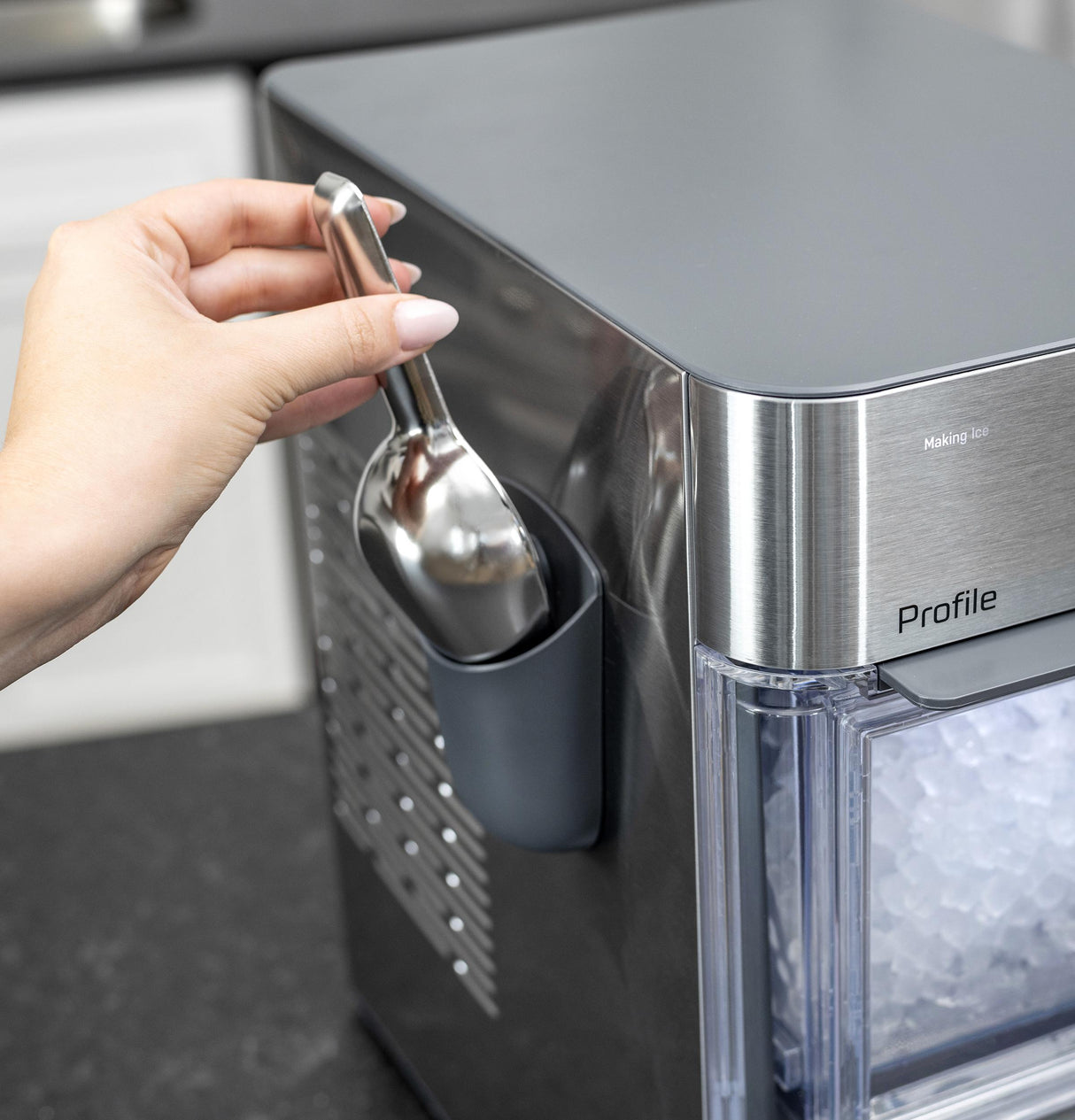 GE Profile™ Opal™ 2.0 Ultra Nugget Ice Maker with Side Tank and Scale Inhibiting Filter