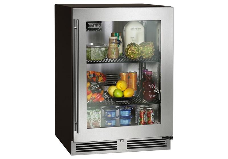 24" C-Series Indoor Refrigerator Drawers, fully integrated panel-ready, with lock