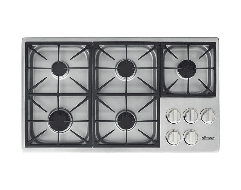 36" Dual Gas Cooktop, Liquid Propane