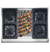 GE Monogram® 36" Dual-Fuel Professional Range with 4 Burners and Grill (Liquid Propane)