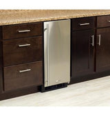 15" Clear Ice Machine - With Factory-Installed Drain Pump - Solid Stainless Steel Door - Right Hinge