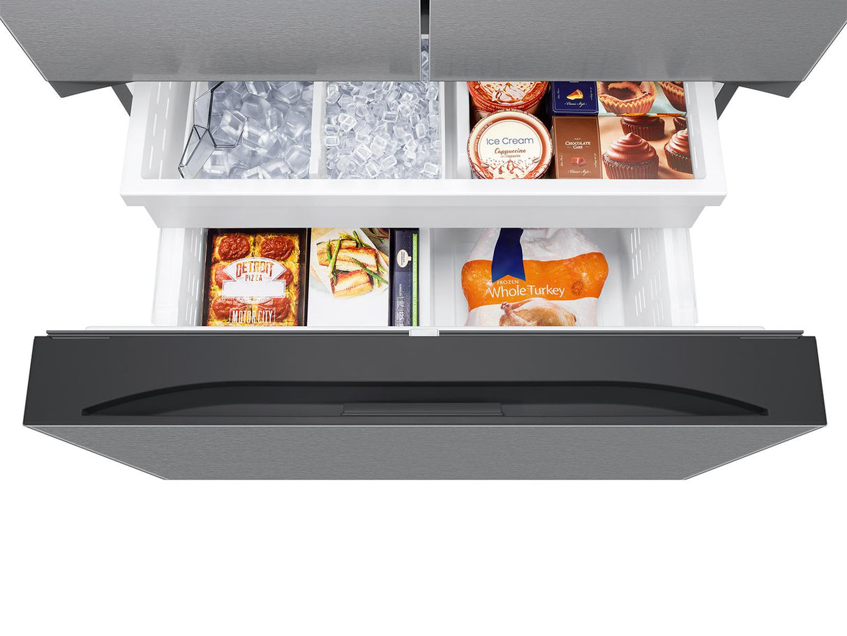 26 cu. ft. Mega Capacity Counter Depth 3-Door French Door Refrigerator with Four Types of Ice in Stainless Steel