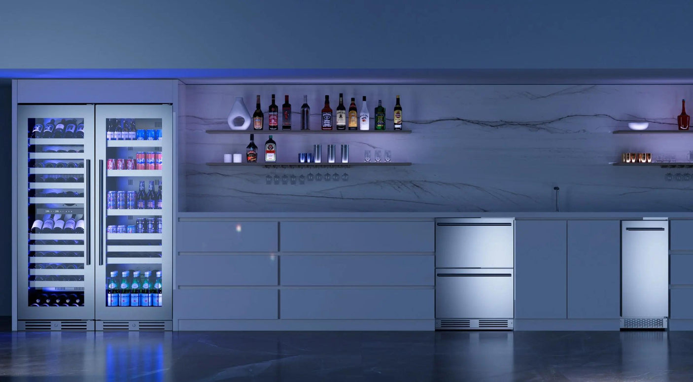 Tall Dual Zone Wine SS Glass