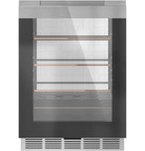Café™ Beverage Center in Platinum Glass