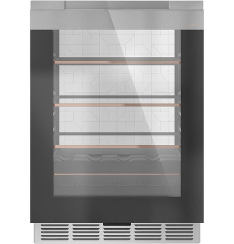 Café™ Beverage Center in Platinum Glass